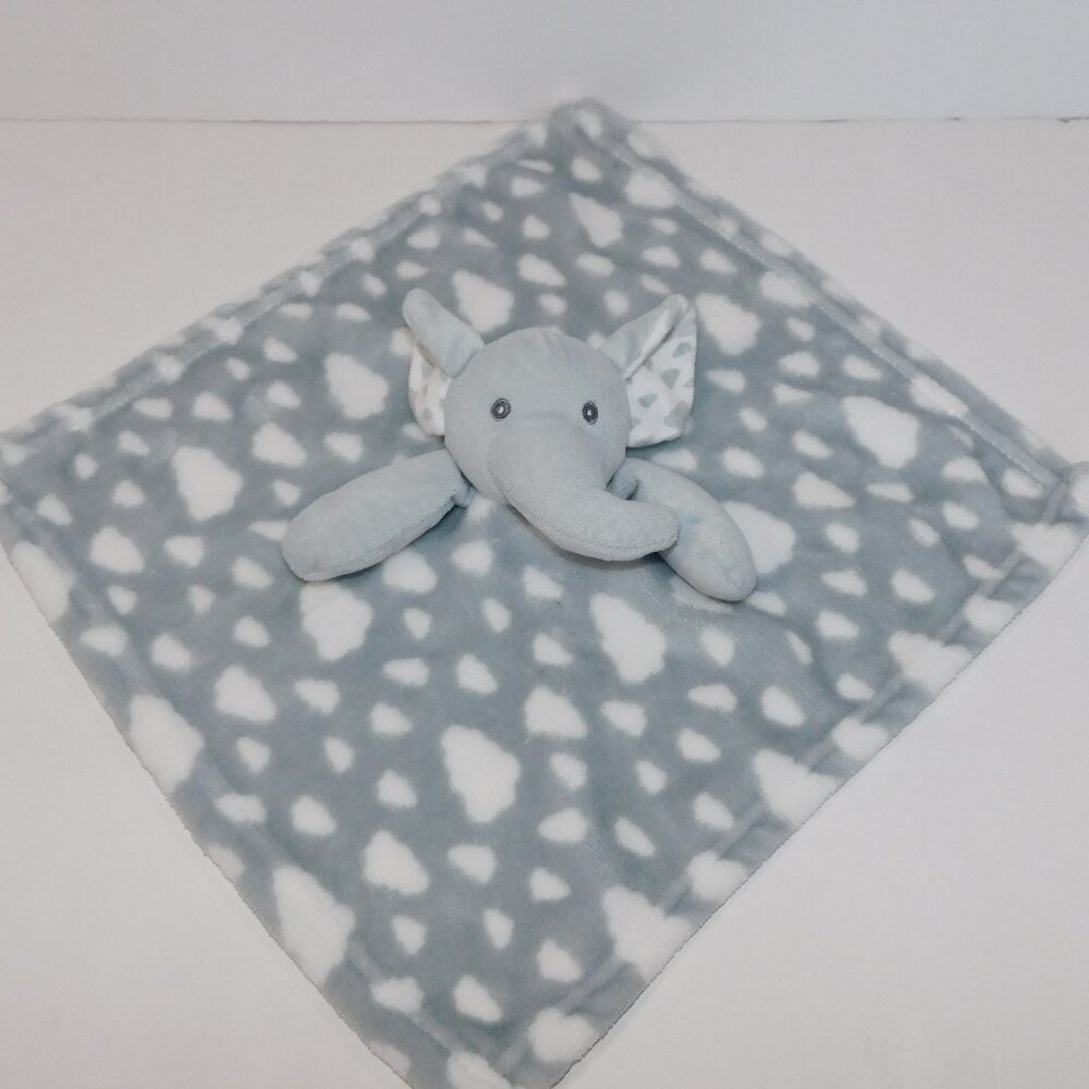 Activities Baby Mode Gray Plush Elephant clouds Security Blanket Baby Lovey nunu